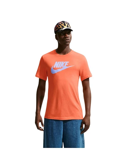 Pánské tričko Nike Nsw Tee Icon Futura, oranžové, AR5004 835 Pánské tričko Nike Nsw Tee Icon Futura, oranžové, AR5004 835