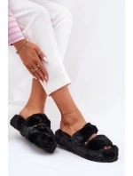 Dámské Kožené Pantofle Na Platformě Černé Talfedi Dámské Kožené Pantofle Na Platformě Černé Talfedi