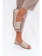 Kožené Baletky S   Béžové model 21691635 - S.Barski