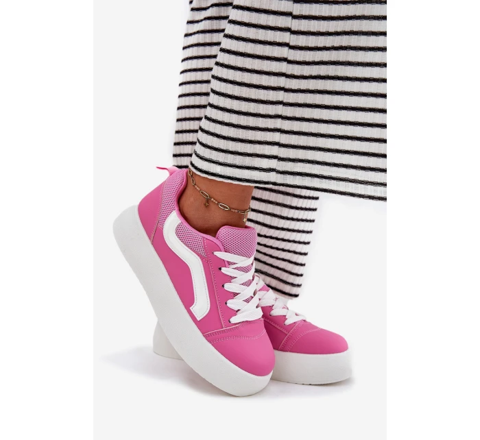 Dámské Tenisky Na Platformě Fuchsie Tellnira Dámské Tenisky Na Platformě Fuchsie Tellnira