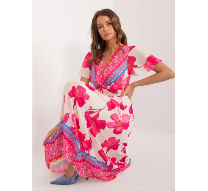 Šaty DHJ SK 11331 5.19 tmavě růžová Šaty DHJ SK 11331 5.19 tmavě růžová