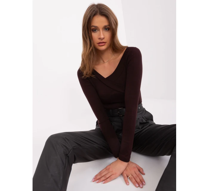 Bluzka EM BZ model 21898762 ciemny brązowy - FPrice