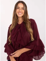 Koszula MI KS model 21421279 bordowy - FPrice