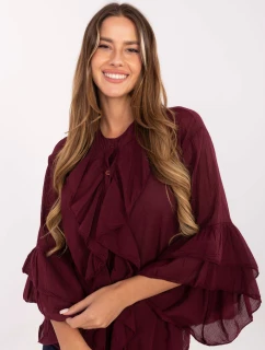 Koszula MI KS model 21421279 bordowy - FPrice