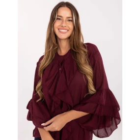 Koszula MI KS model 21421279 bordowy - FPrice