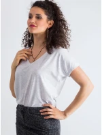 Tričko RV TS model 14829125 světle šedá - FPrice Tričko RV TS model 14829125 světle šedá - FPrice