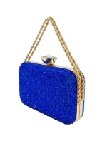 Komfortní dámské psaníčko královské modré 9W828 - TOM&EVA