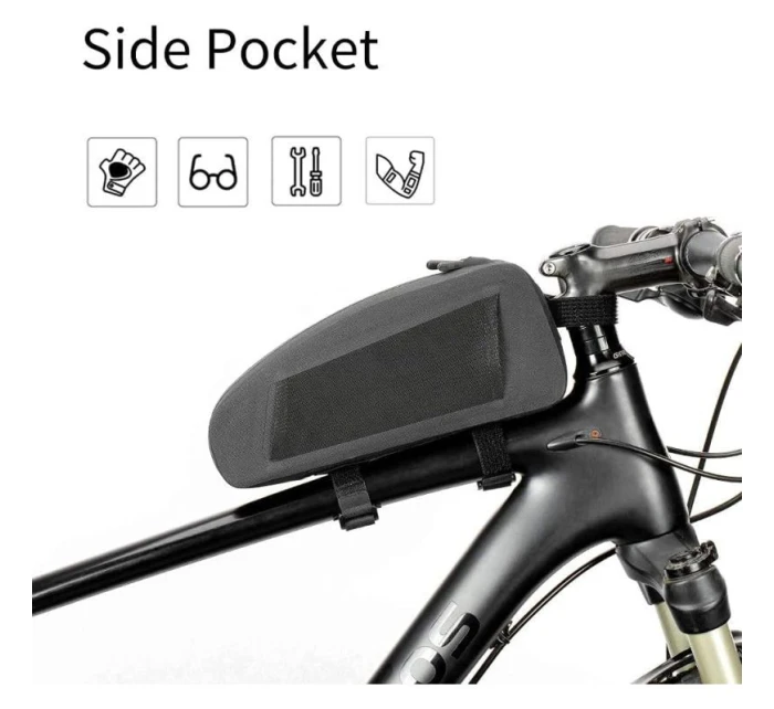 Rockbros rámová brašna SMALL 1l černá