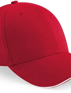 B 20 6 panelová sandwich kšiltovka  classic red/white model 22481342 - Beechfield