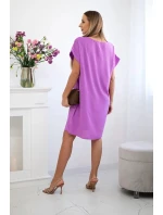 Šaty s kapsami světlý model 21951815 - K-Fashion