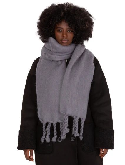 Szalik AT SZ model 19341621 ciemny szary - FPrice