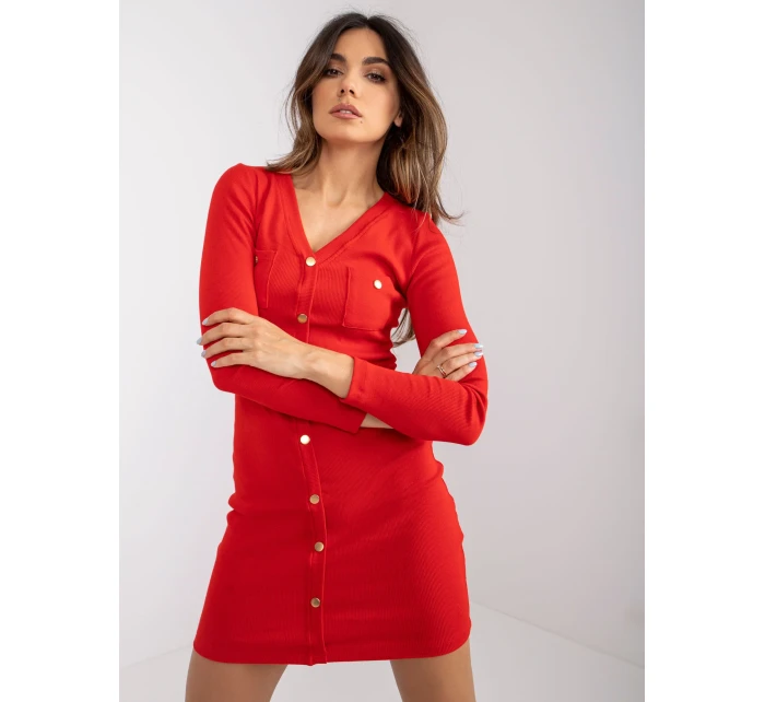 Šaty RV SK 7434.13 červená