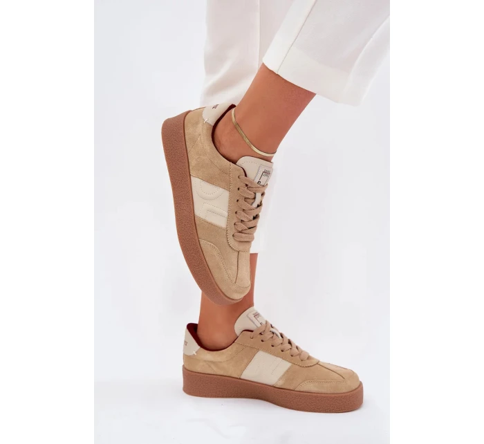 Dámské semišové tenisky Daniel Lopez Just Dare – béžové