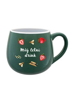 Personalizovaný keramický buclatý hrneček s letním mixem