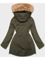 DAMSKA PARKA ZIMOWA KHAKI model 21245149 - CANADA Mountain
