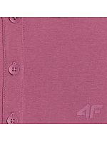 Dámské polo tričko 4F F554 vínové 4FWAW25TPTSF554 60S