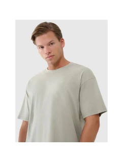 Pánské hladké tričko oversize model 21433391 - 4F
