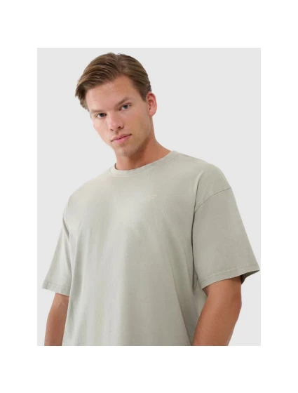 Pánské hladké tričko oversize model 21433391 - 4F Pánské hladké tričko oversize model 21433391 - 4F