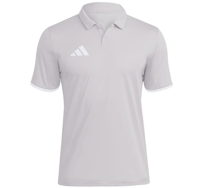 Pánské tričko adidas Entrada 26 Polo šedé JZ6662 pánské Pánské tričko adidas Entrada 26 Polo šedé JZ6662 pánské