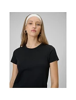Dámské hladké tričko slim model 22193680 dámské - 4F Dámské hladké tričko slim model 22193680 dámské - 4F