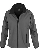 Result R 231F Dámská 2-vrstvá softshell bunda "Printable" 30.231F charcoal/black