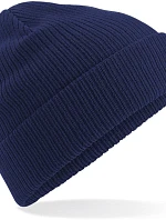 Beechfield B 50N Pletená čepice z bio bavlny 53.0050 oxford navy