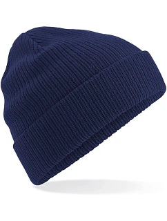 B Pletená čepice z bio bavlny oxford navy model 22481592 - Beechfield