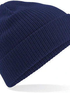 B Pletená čepice z bio bavlny oxford navy model 22481592 - Beechfield