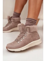 Dámské Boty S Kožešinou Big Star model 21706002 Šedé - Big Star Shoes Dámské Boty S Kožešinou Big Star model 21706002 Šedé - Big Star Shoes