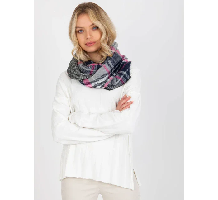 Tunelová šála AT KM 1402.20 šedorůžová Tunelová šála AT KM 1402.20 šedorůžová