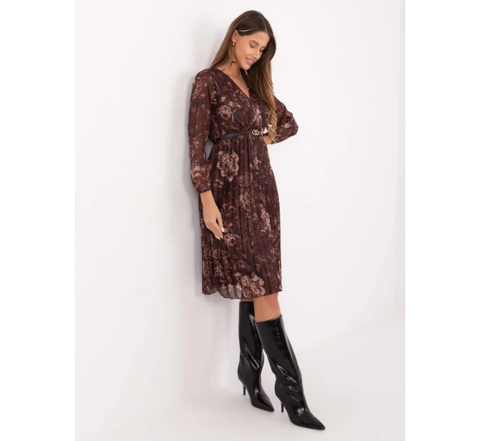 Šaty IT SK 10536 2.35 hnědá Šaty IT SK 10536 2.35 hnědá