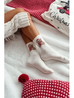 Dámské vánoční ponožky Medvídek 1283.031