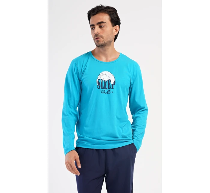 Pánské pyžamo dlouhé model 21775341 - Vienetta MAN