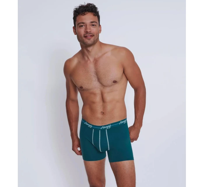 Pánské boxerky Start Hipster C2P box - UNKNOWN - tyrkysové V017 - SLOGGI Pánské boxerky Start Hipster C2P box - UNKNOWN - tyrkysové V017 - SLOGGI