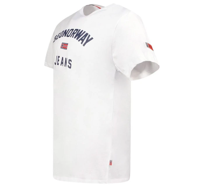 Geografické Norsko tričko Jassier 254 M SY1361H/GN-White pánské Geografické Norsko tričko Jassier 254 M SY1361H/GN-White pánské