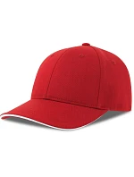 Liberty 6 panelová baseballová kšiltovka red/white model 22411137 - Atlantis Headwear Liberty 6 panelová baseballová kšiltovka red/white model 22411137 - Atlantis Headwear