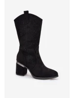 Kozačky  Po   Černé model 21686940 - S.Barski