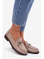 Dámské kožené  Béžové model 22100052 - VINCEZA