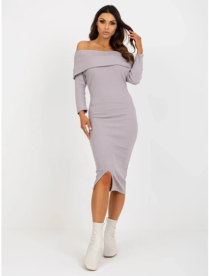 Dámské šaty EM SK HW 20 model 18036992 světle fialová - FPrice Dámské šaty EM SK HW 20 model 18036992 světle fialová - FPrice