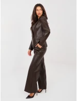 IT kalhoty SP FL10013.87 tmavě hnědé