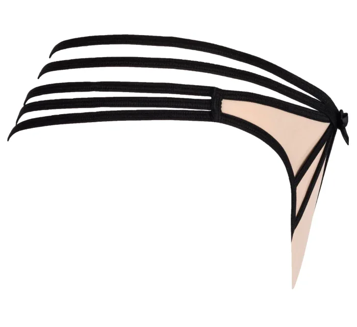 Tanga Mistral V-7008 béžovo-černá - Axami