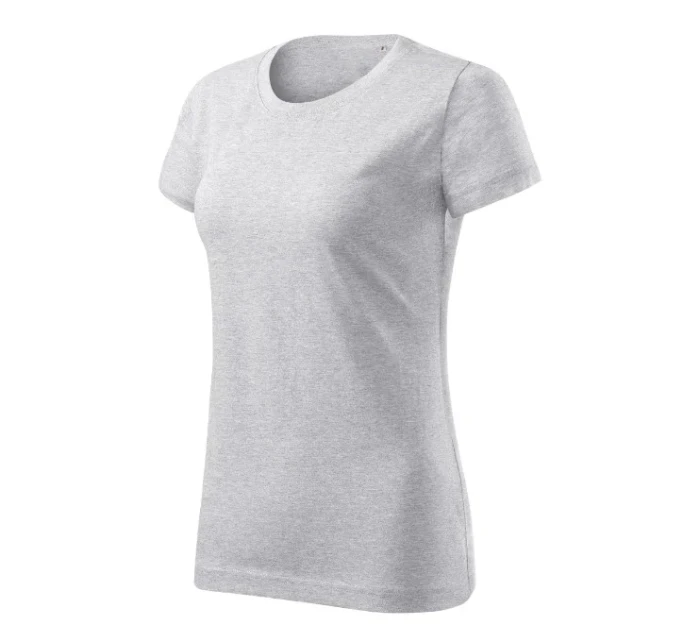 Basic Free tričko dámské světle šedý melír Basic Free tričko dámské světle šedý melír