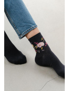 Dámské vzorované ponožky 099