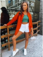 Dámská oranžová košilová bunda CALIFORNICATION FashionStreet TY3523z