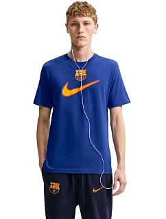 Pánské tričko Nike FC Barcelona Swoosh, modré, IQ5042 455