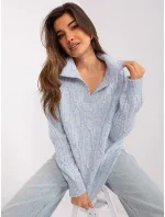 Sweter AT SW  jasny niebieski model 19005959 - FPrice