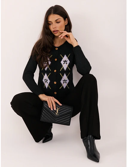 Sweter IR SW model 22404387 czarny - FPrice Sweter IR SW model 22404387 czarny - FPrice