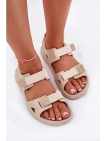 Dámské pěnové sandály na platformě Big Star – béžové Dámské pěnové sandály na platformě Big Star – béžové