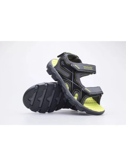 Dětské sandály Kota Drift Jnr RKF613-824 Šedá se zelenou - Regatta