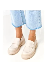 Dámské mokasíny MP405 Světle béžová - Solea Dámské mokasíny MP405 Světle béžová - Solea